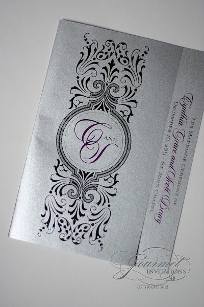 Cynthia S Art Deco Wedding Paper Accessories Gourmet Invitations