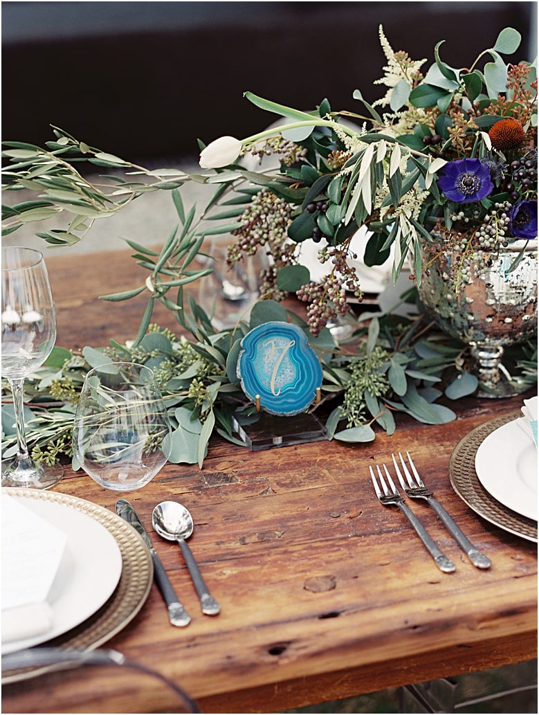 blue geode table number