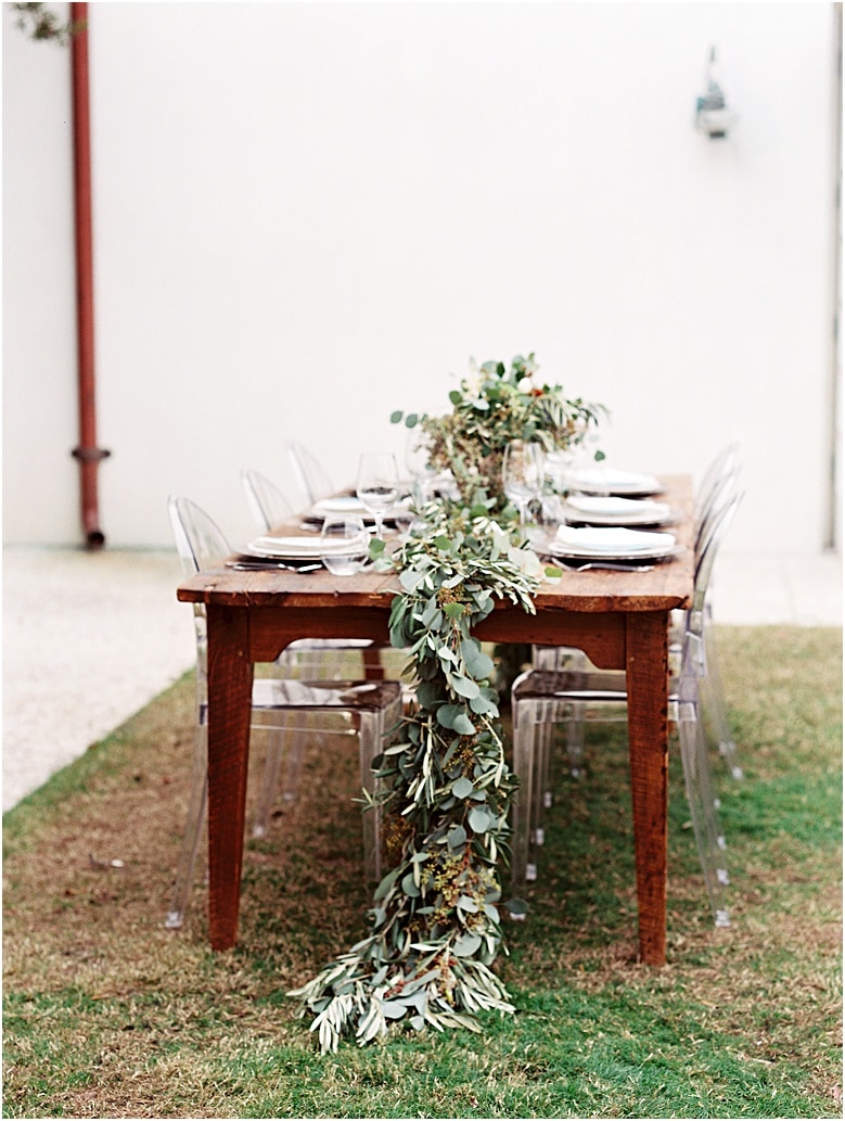 simple wedding table