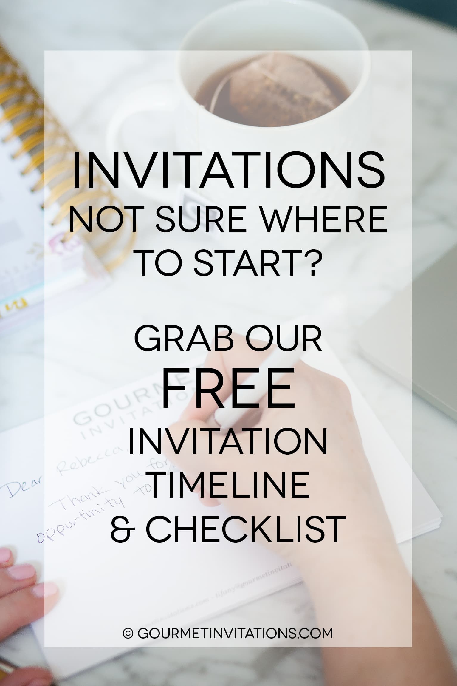 Invitation timeline