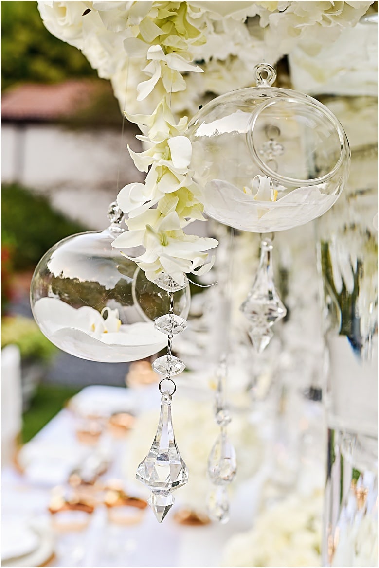 white orchid reception